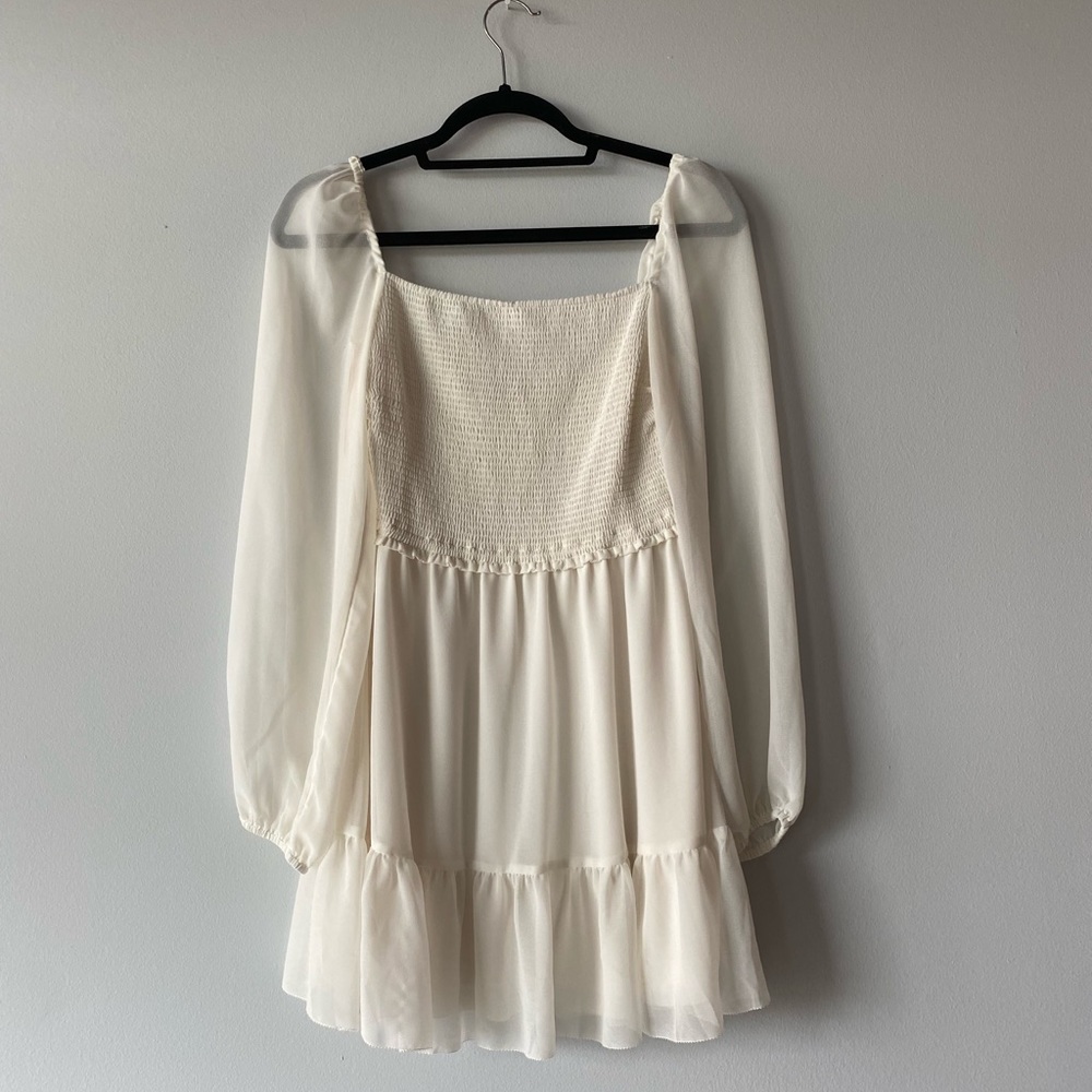 Aritzia Wilfred Tempest Dress white